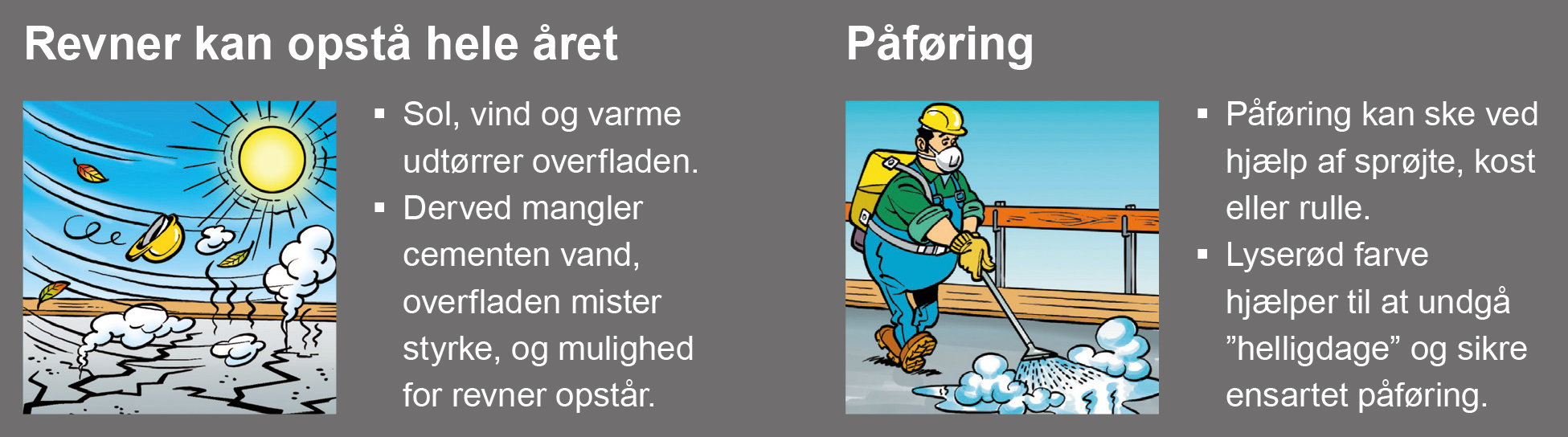 Revner og MasterKure påføring