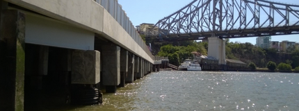 City Reach Boardwalk Brisbane River