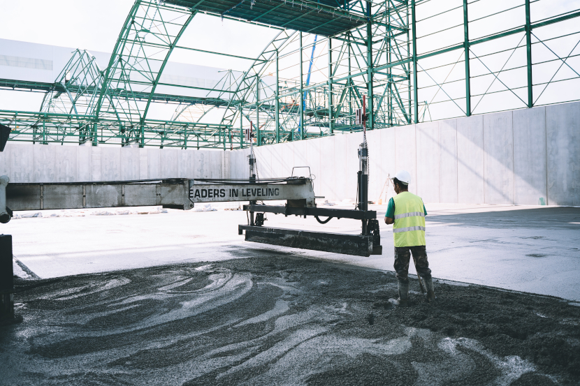 Pavimentación de la terminal portuaria de ICL - Hormigón reforzado con fibras poliméricas