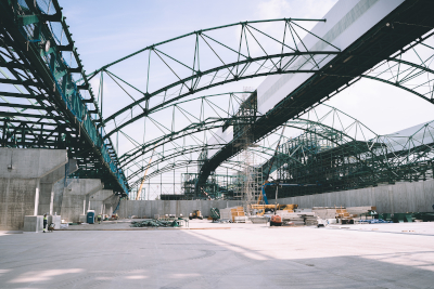 Pavimentación de la terminal portuaria de ICL - Hormigón reforzado con fibras poliméricas