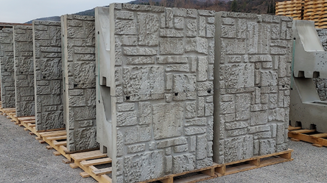 Murs de soutènement sur la RD 562