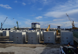 Referenza manutenzione straordinaria, rifiorimento diga foranea porto Augusta 